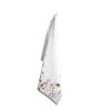Clayre & Eef FOB42 Asciugamano da tè bianco, Grun 50x71 cm