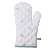 Guanti da forno Clayre & Eef FOB44 Bianco, Grun 18x30 cm
