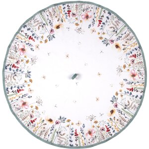 Clayre & Eef FOB48 Asciugamano da tè bianco, verde Ø 80 cm