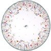 Clayre & Eef FOB48 Asciugamano da tè bianco, verde Ø 80 cm