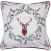 Clayre & Eef HCH21 Copricuscino Bianco, Rosso 40x40 cm