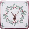 Clayre & Eef HCH21 Copricuscino Bianco, Rosso 40x40 cm