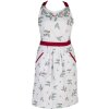 Grembiule da cucina Clayre & Eef HCH41A Bianco, rosso 70x85 cm