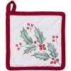 Clayre & Eef HCH45K Portapentole Bambini Bianco, Rosso 16x16 cm