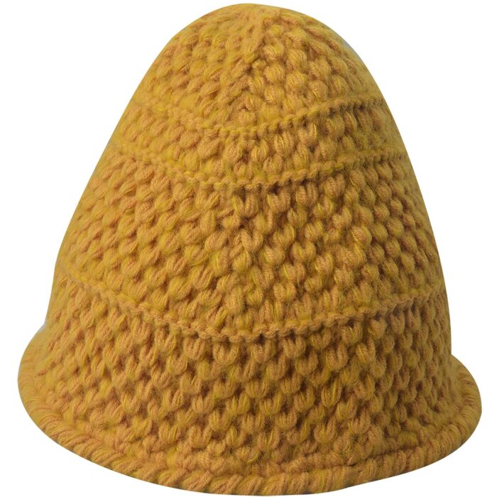 Clayre & Eef JZCA0020Y Berretto da donna giallo 20 cm