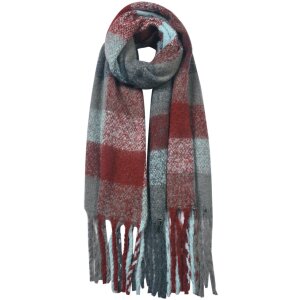 Clayre & Eef JZSC0478G Sciarpa invernale donna grigio...