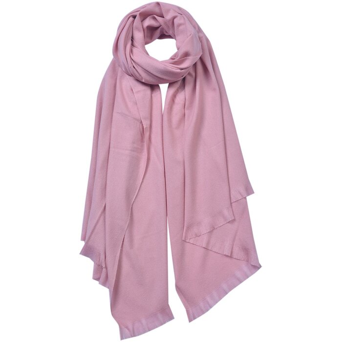 Clayre & Eef JZSC0611P Sciarpa invernale donna rosa 70x190 cm