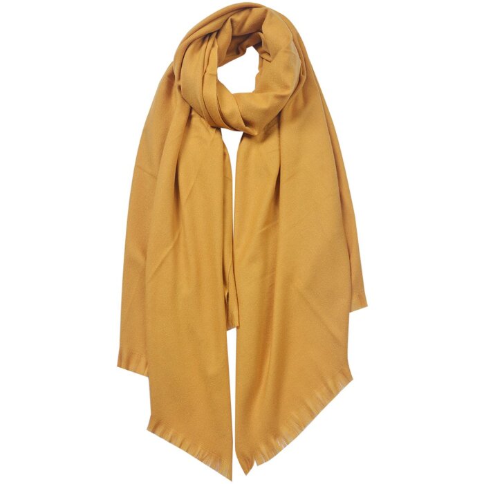 Clayre & Eef JZSC0611Y Sciarpa invernale donna giallo 70x190 cm