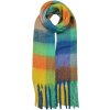 Clayre & Eef JZSC0615BL Sciarpa invernale donna blu 35x210 cm