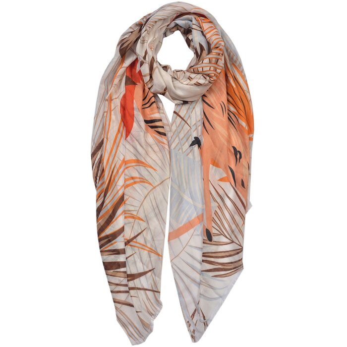 Clayre & Eef JZSC0639 Sciarpa donna modello Beige 85x180 cm