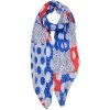 Clayre & Eef JZSC0645 Sciarpa donna modello blu 90x180 cm