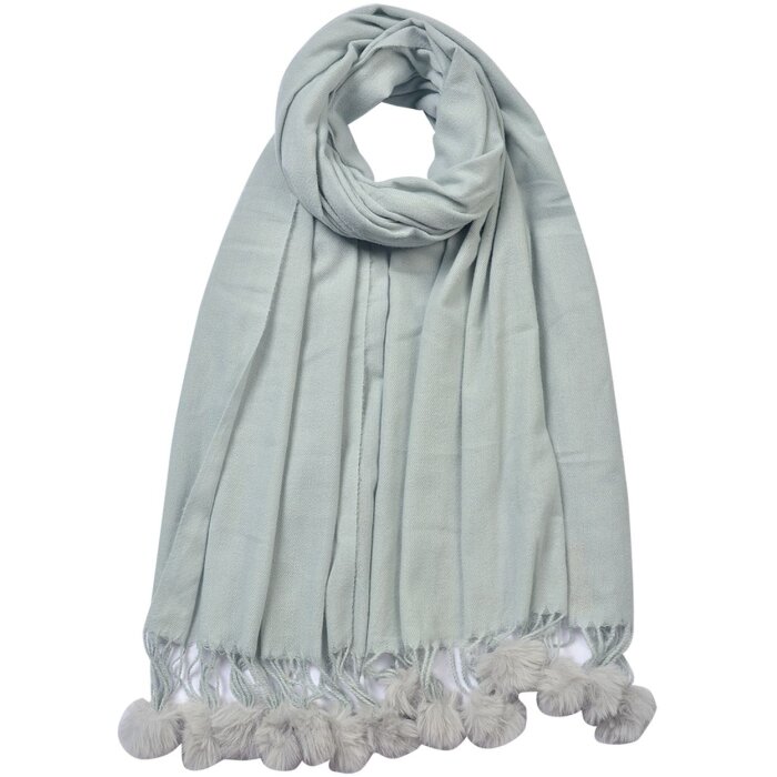 Clayre & Eef JZSC0648G Sciarpa donna grigio 70x180 cm