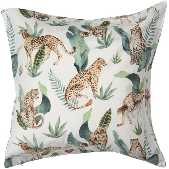Clayre & Eef KT021.268 Copricuscino verde 45x45 cm