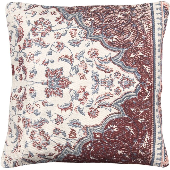 Clayre & Eef KT032.059 Copricuscino rosa, blu 50x50 cm