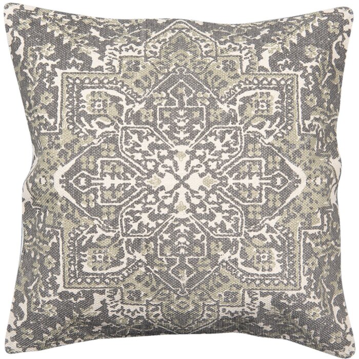 Clayre & Eef KT032.060 Copricuscino grigio, verde 50x50 cm
