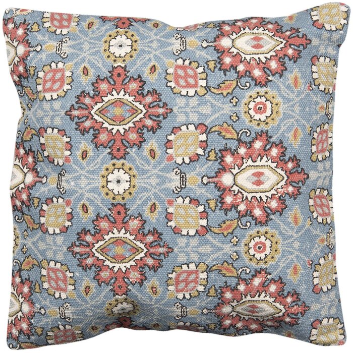 Clayre & Eef KT032.062 Copricuscino Blu, Rosso 50x50 cm
