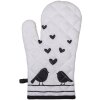 Guanti da forno Clayre & Eef LBS44 Bianco, Nero 18x30 cm