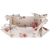 Clayre & Eef LRC47 Cestino per il pane beige 35x35x8 cm
