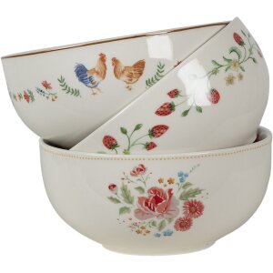 Clayre & Eef LRCPU Zuppiera Beige Ø 14x7 cm