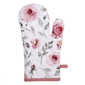 Guanti da forno Clayre & Eef RUR44 Rosa 18x30 cm