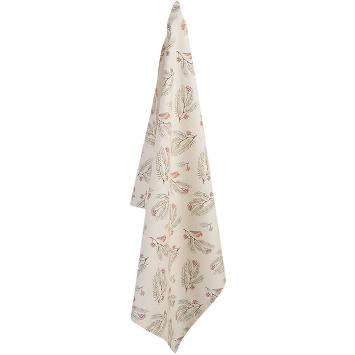 Clayre & Eef VGP42 Asciugamano da tè beige 50x70 cm