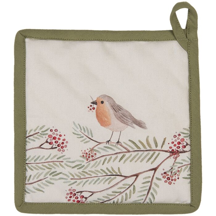 Clayre & Eef VGP45 Presina 20x20 cm Crema