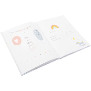 Libro doro Diario del bambino Anatra di gomma Ragazzo 21x28 cm 44 pagine illustrate