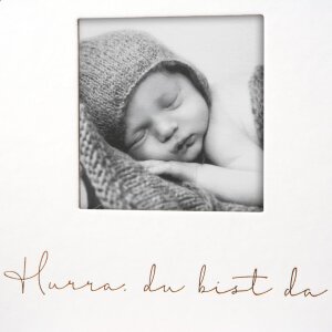 Goldbuch Baby Album Hooray - Youre Here! 30x31 cm 60 pagine bianche