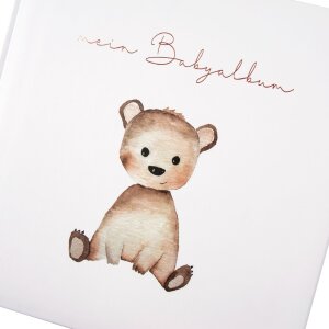 Goldbuch Album per bambini Orsacchiotto 25x25 cm 60 pagine bianche