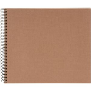 Goldbuch Album a spirale Bella Vista nocciola 35x30 cm 40 pagine bianche