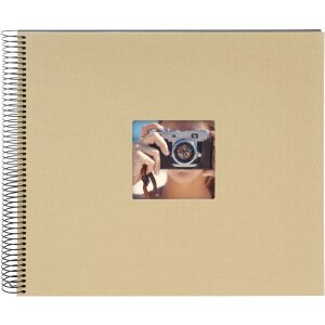 Goldbuch Album a spirale Bella Vista beige 34x30 cm 40 pagine nere