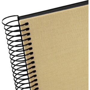 Goldbuch Album a spirale Bella Vista beige 34x30 cm 40 pagine nere