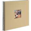 Goldbuch Album a spirale Bella Vista beige 34x30 cm 40 pagine nere