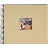 Goldbuch Album a spirale Bella Vista beige 34x30 cm 40 pagine nere
