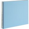 Goldbuch Album a spirale Bella Vista azzurro 35x30 cm 40 pagine nere