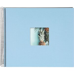 Goldbuch Album a spirale Bella Vista azzurro 34x30 cm 40 pagine nere