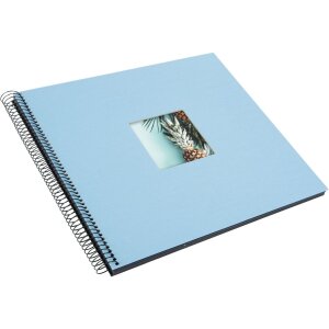 Goldbuch Album a spirale Bella Vista azzurro 34x30 cm 40 pagine nere