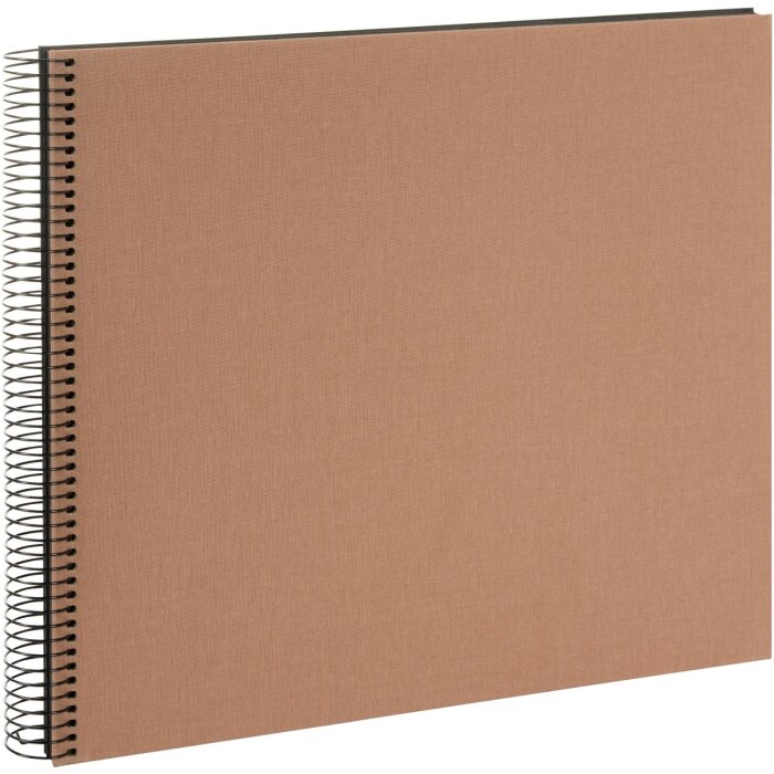 Goldbuch Album a spirale Bella Vista nocciola 35x30 cm 40 pagine nere