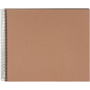 Goldbuch Album a spirale Bella Vista nocciola 35x30 cm 40 pagine nere