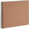 Goldbuch Album a spirale Bella Vista nocciola 35x30 cm 40 pagine nere