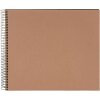 Goldbuch Album a spirale Bella Vista nocciola 35x30 cm 40 pagine nere