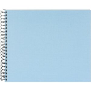 Album a spirale Goldbuch Bella Vista azzurro 35x30 cm 40 pagine bianche