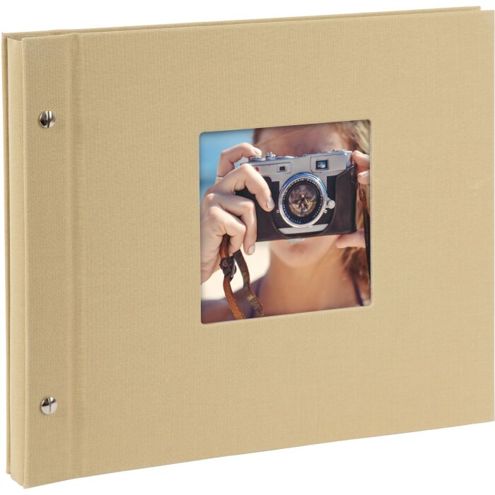 Goldbuch Album a vite Bella Vista beige 30x25 cm 40 pagine bianche