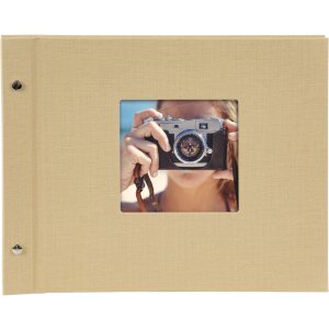 Goldbuch Album a vite Bella Vista beige 30x25 cm 40 pagine bianche