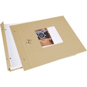 Goldbuch Album a vite Bella Vista beige 30x25 cm 40 pagine bianche