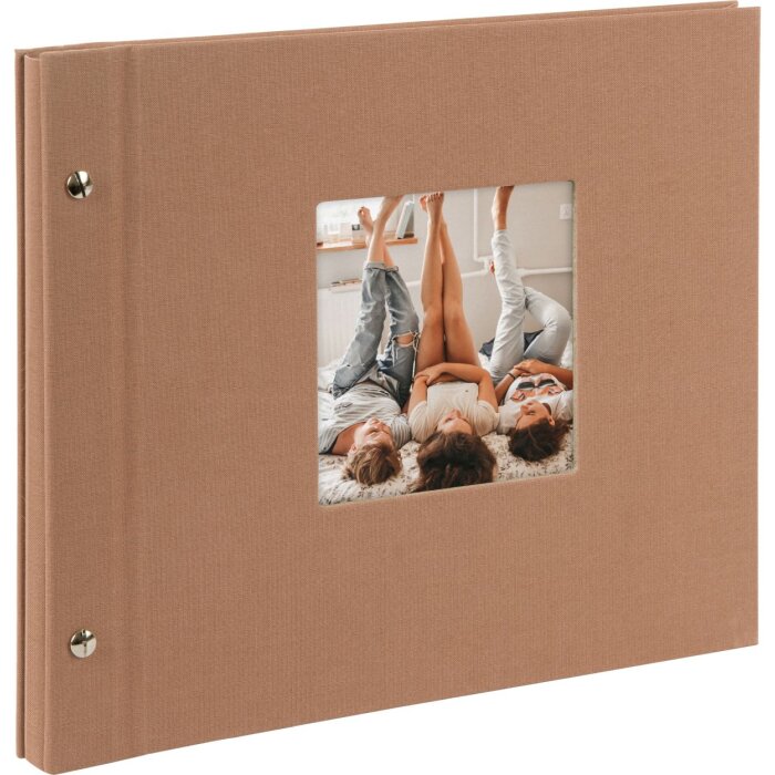 Goldbuch Album a vite Bella Vista nocciola 30x25 cm 40 pagine nere