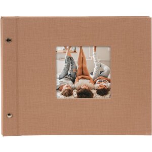 Goldbuch Album a vite Bella Vista nocciola 30x25 cm 40 pagine nere