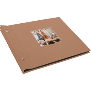 Goldbuch Album a vite Bella Vista nocciola 30x25 cm 40 pagine nere