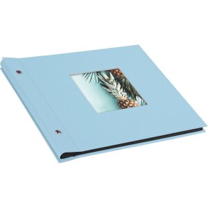 Goldbuch Album a vite Bella Vista azzurro 30x25 cm 40 pagine nere