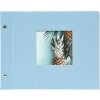 Goldbuch Album a vite Bella Vista azzurro 30x25 cm 40 pagine nere